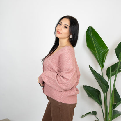 CARDIGAN TRECCE