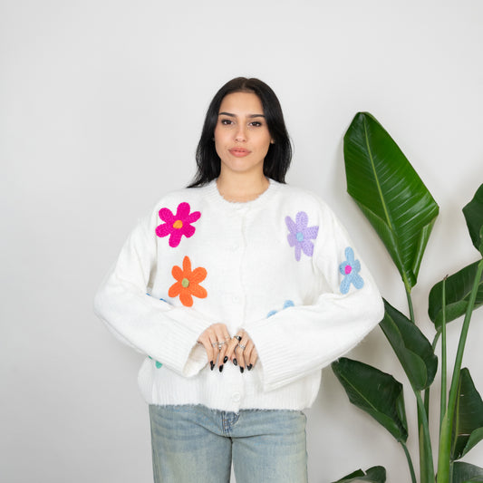 CARDIGAN FLORA