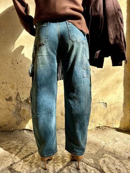 JEANS BALLON SABBIA