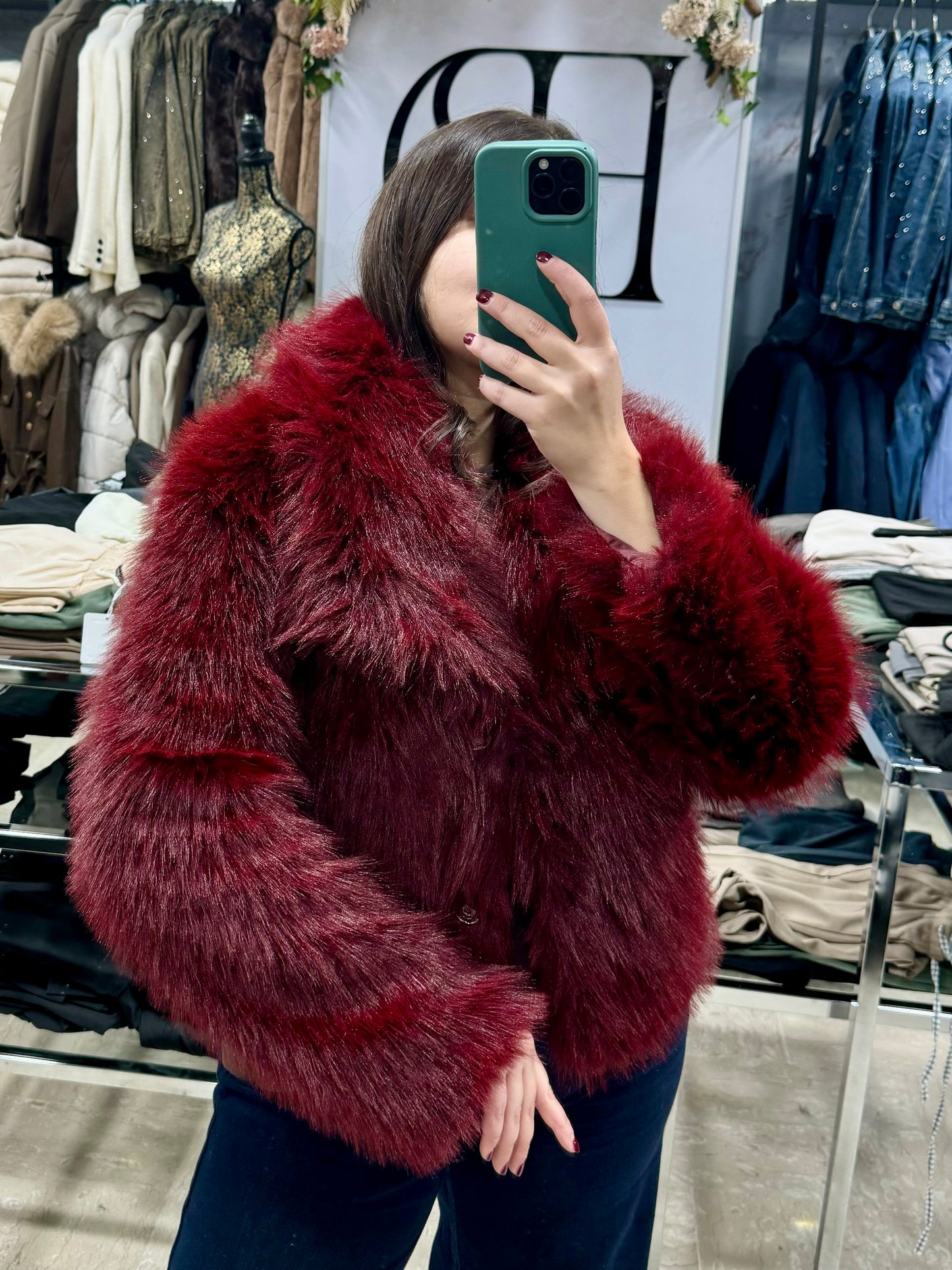 PELLICCIA AMELIA BURGUNDY