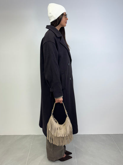 Cappotto over testa di moro