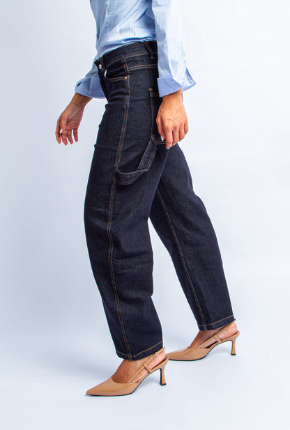 JEANS BANANA FIT BLUE