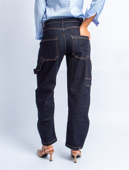JEANS BANANA FIT BLUE