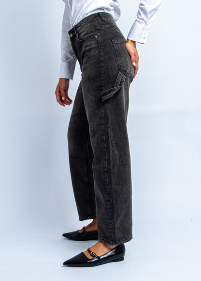 JEANS BANANA FIT GREY