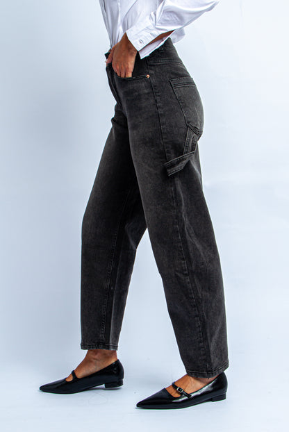 JEANS BANANA FIT GREY