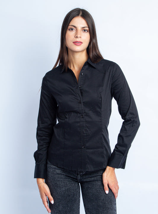 CAMICIA BASIC BLACK