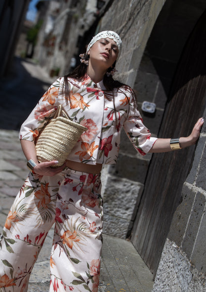 TAILLEUR LUMINA LINO FLOWER