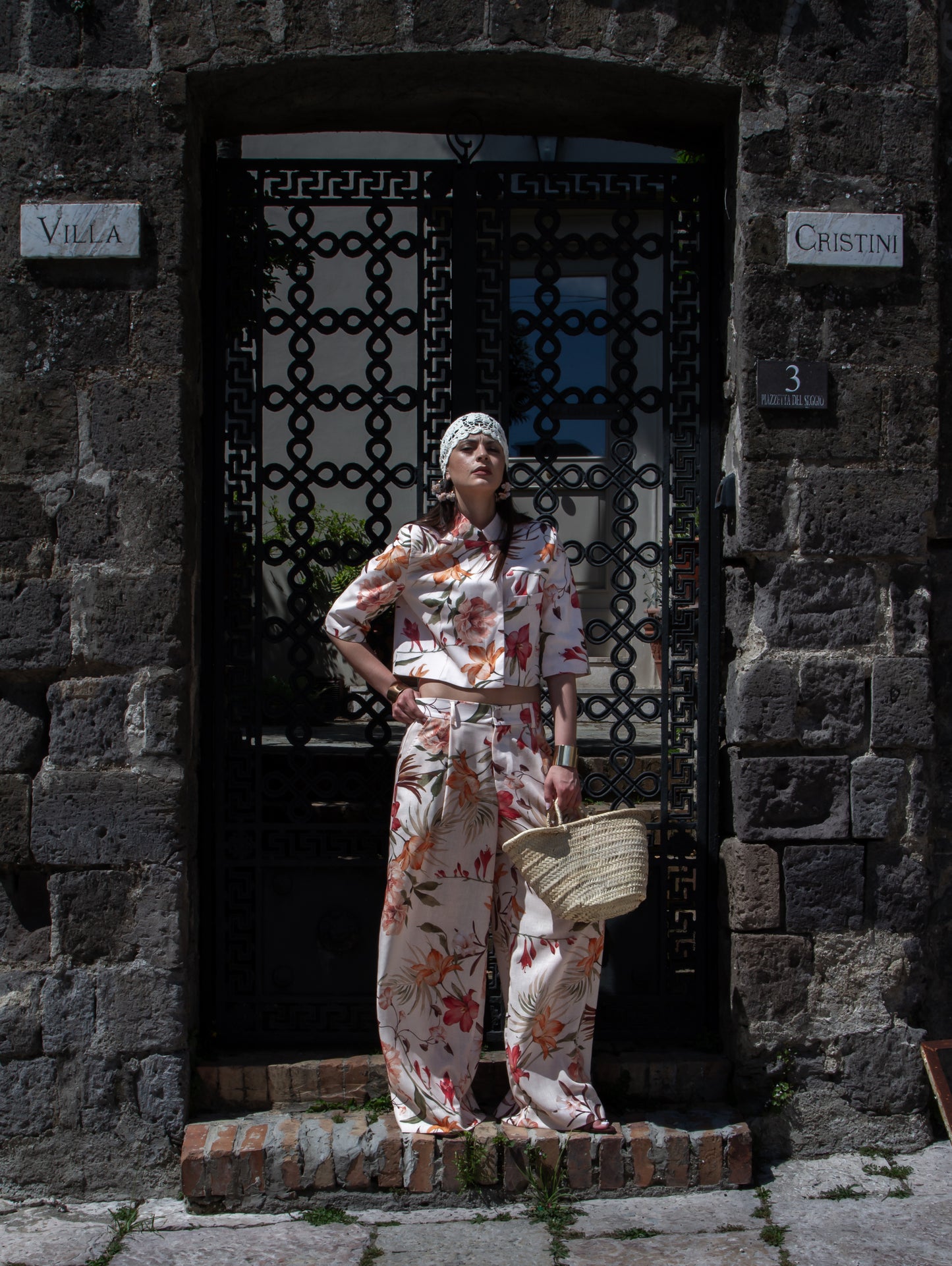 TAILLEUR LUMINA LINO FLOWER