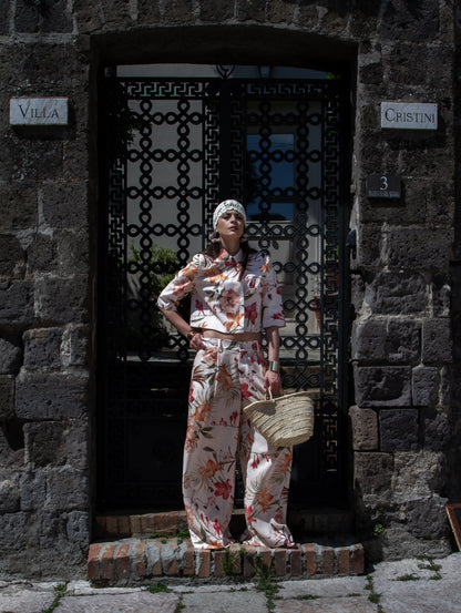 TAILLEUR LUMINA LINO FLOWER