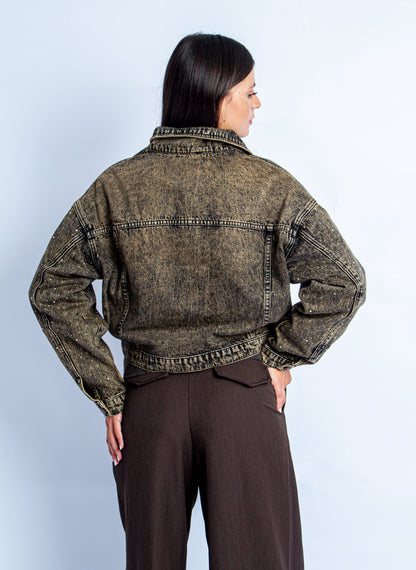 DENIM JACKET SABBIA SPARKLY