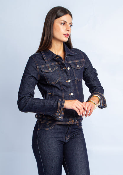 GIUBBINO DENIM BLUE