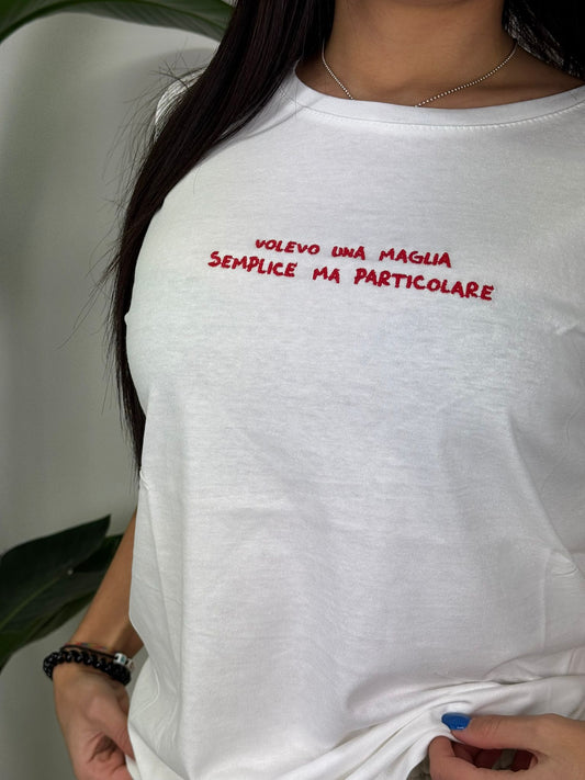T-SHIRT RICAMO