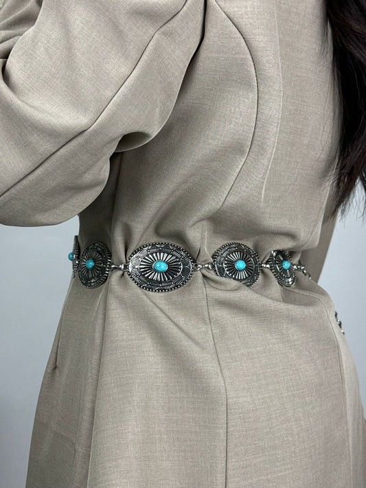 CINTURA TEXAS SILVER
