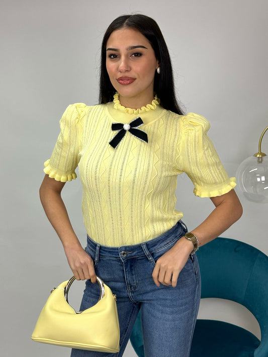 T-SHIRT BON TON YELLOW